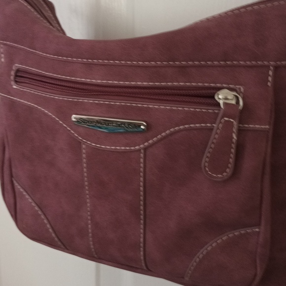 Stone Mountain Chic Hobo Plum Crossbody Bag - Picture 2 of 4